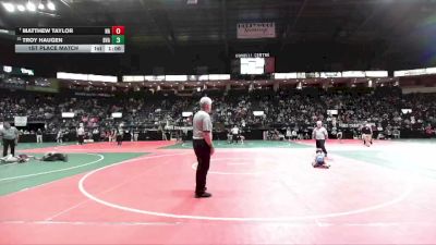 40 lbs 1st Place Match - Troy Haugen, BVAA vs Matthew Taylor, NA