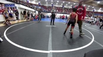 55 lbs Consi Of 8 #1 - Marshall Smith, Weatherford Youth Wrestling vs Liam Loya, Dumas Wrestling Club