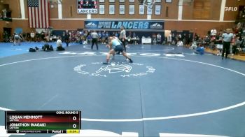 165 lbs Cons. Round 5 - Jonathon Inagaki, Layton vs Logan Memmott, Layton