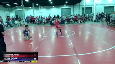 125 lbs 4th Wrestleback (16 Team) - Caddo Gilmore, Arkansas vs Ryder Zychek, Connecticut