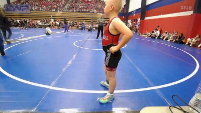 90 lbs Round Of 16 - Logan Sligar, Pin-King All Stars vs James Monk, Barnsdall Youth Wrestling