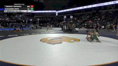 157 lbs Round Of 32 - Bradley Espinoza, Brea Olinda (SS) vs Alexander Ortiz, De La Salle (NC)