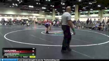 182 lbs Round 1 (10 Team) - Lucas Pineda, Dakota Wrestling Nation vs Jackson Boileau, Cowboy Forever