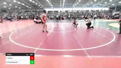 126 lbs Round Of 128 - Peyton Ellis, RI vs Benjamin Burkhardt, NY