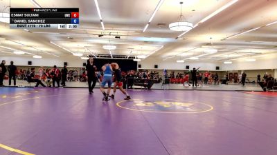 70 lbs Quarters - Daniel Sanchez vs Esmat Sultani, United Wrestling Club