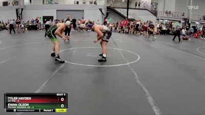 157 lbs Round 2 (8 Team) - Ewan Olson, Pocono Regional WC vs Tyler Hayden, Sly Fox