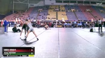 133 lbs 2nd Wrestleback (16 Team) - Drew Arnold, Nebraska-Kearney vs Ryan Wehner, Lake Erie