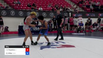 60 kg Quarters - Valentine Popadiuc, St. Pius X High School Wrestling vs Devon Miller, Edmond North High School Wrestling