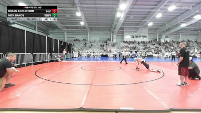 106 lbs Rr Rnd 3 - Nolan Adolphson, 84 Athletes Black vs Nick Banos, Triumph Black