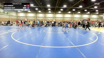 57 kg Rr Rnd 7 - Lola Barkby, Michigan Wrestling Academy - GHSE vs Savannah Witt, Misfits Kisses - GHSE