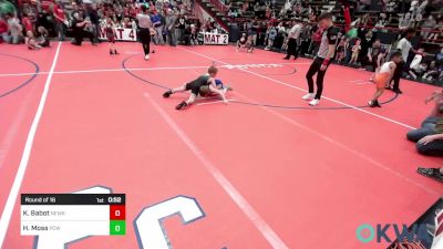 60 lbs Round Of 16 - Kolt Babot, Newkirk Takedown vs Hayden Moss, Ponca City Wildcat Wrestling