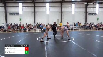 175 lbs Quarterfinal - Brayden Thompson, Izzy Style vs Reece White, Madras Mat Club