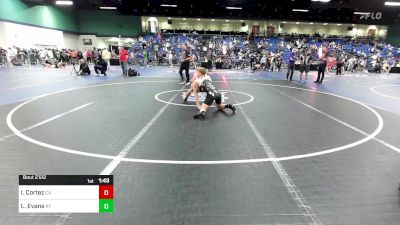 132 lbs Round Of 64 - Isaiah Cortez, CA vs Landon Evans, KY