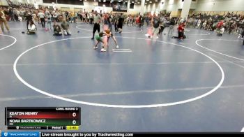 82 lbs Cons. Round 3 - Noah Bartkowicz, MN vs Keaton Henry, IA