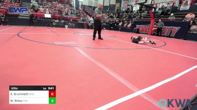 52 lbs Final - Adam Brummett, Sperry Wrestling Club vs Winston Bolay, Perry Wrestling Academy