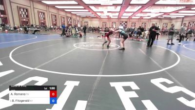 108 lbs Consi Of 8 #2 - Angeletta Romano, Pa vs Brooklynn Fitzgerald, Ny