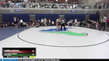 132 lbs Cons. Round 1 - Nathan Anaya, 208 Badgers vs Landen Horvath, Mountain Man Wrestling Club