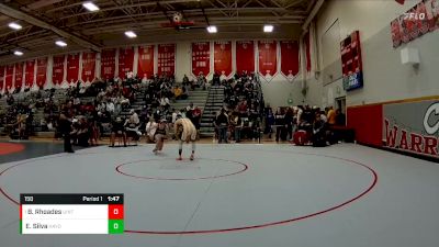 150 lbs Quarterfinal - Brody Rhoades, Uintah vs Ethan Silva, Hayden