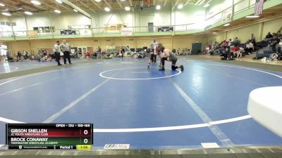 155-165 lbs Semifinal - Brock Conaway, Terminator Wrestling Academy vs Gibson Snellen, JC Youth Wrestling Club