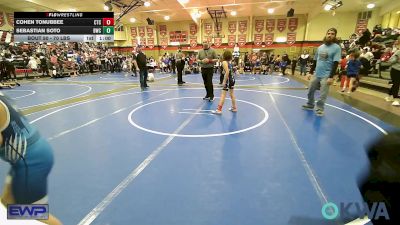 70 lbs Consolation - Cohen Tonubbee, Chandler Takedown Club vs Sebastian Soto, Bartlesville Wrestling Club