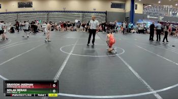 76 lbs Round 2 (8 Team) - Nolan Berasi, Full Circle vs Grayson Jakeman, Riverheads MS Wrestling