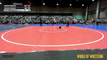 57 lbs Round Of 16 - Maeve Fernald, Smitty's Barn vs Oakley Mulich, Lawrence Elite