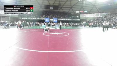 Boys 4A 138 lbs Cons. Round 5 - Drayden Gaither, Moses Lake vs Oliver Paisley, Lake Stevens