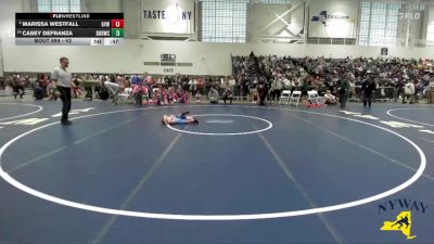 43 lbs Champ. Round 1 - Casey Defranza, Divas Of Destruction Wrestling Club vs Marissa Westfall, Geneva Youth Wrestling