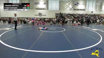 43 lbs Champ. Round 1 - Casey Defranza, Divas Of Destruction Wrestling Club vs Marissa Westfall, Geneva Youth Wrestling