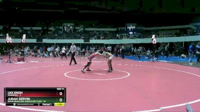 90 lbs Quarterfinal - Jax Engh, Warriors vs Judah Gervin, Bruin Brawlers Wrestling Club