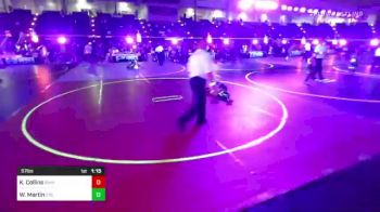 57 lbs Quarterfinal - Keagan Collins, Ravage vs Wesley Martin, 2tg