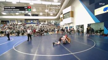 144 lbs Cons. Round 3 - Sawyer Grow, Mountain View vs Alejandro Miranda, Cedar Valley