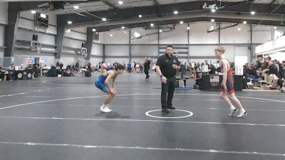 48 kg Quarters - Lucas Forman, Wyoming Seminary College Preparatory High School Wrestling vs Xander Webber, Beast Mode