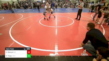 49 lbs Semifinal - Grant Remus, Bartlesville Wrestling Club vs Xander Tripp., Checotah Matcats