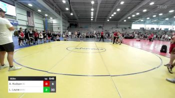 95 lbs Quarterfinal - Ayden Hudson, Ohio Gold vs Lucas Layne, Team Gotcha