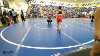 85 lbs Round Of 16 - Austin Bloodworth, Ponca City Wildcat Wrestling vs Jett Manning, Barnsdall Youth Wrestling