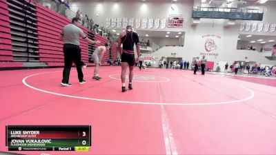 157 lbs Cons. Semi - Luke Snyder, ArchBishop Alter vs Jovan Vukajlovic, Flossmoor (Homewood)