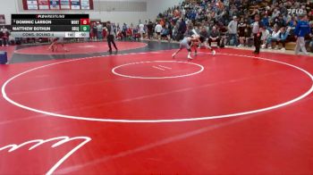 107 lbs Cons. Round 4 - Matthew Bothun, Dawson-Boyd - Lac Qui Parle - Montevideo United vs Dominic Larson, Worthington