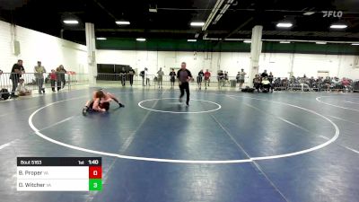 120 lbs Consi Of 64 #2 - Benjamin Proper, VA vs Darin Witcher, VA