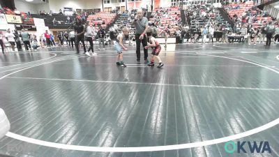 60 lbs Quarterfinal - Axel Gregory, Tulsa Blue T Panthers vs Ryan Chupp, Bartlesville Wrestling Club