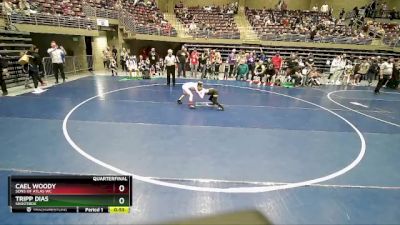 50 lbs Quarterfinal - Tripp Dias, Shootbox vs Cael Woody, Sons Of Atlas WC