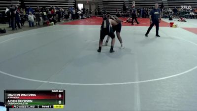 215 lbs Cons. Round 1 - Daveon Waltzing, Alexandria vs Aiden Erickson, Caledonia/Houston