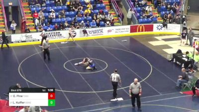 132 lbs Round Of 16 - Christian Pine, Tuscarora vs Lukas Kuffer, General McLane