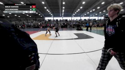 126 lbs Round Of 64 - Emilio Santana, GA vs Jack Borowiec, NY