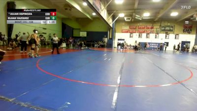 138 lbs Champ. Round 2 - Julian Espinoza, Cerritos vs Elijah Vazquez, Eleanor Roosevelt