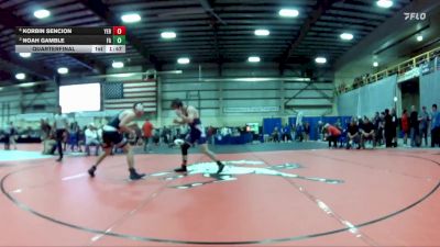 150 lbs Quarterfinal - Noah Gamble, Founders Acc vs Korbin Sencion, Yerington