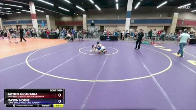 67 lbs Round 2 - Jayden Alcantara, Silverback Wrestling Forth Worth vs Mason Horne, Texas Eagle Wrestling Academy