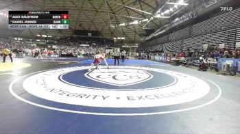Boys 1A 132 lbs Champ. Round 2 - Alex Salstrom, Montesano vs Daniel Johner, Blaine
