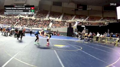 132-D2 Champ. Round 1 - Brooklinn Baldwin, Snowflake High School vs Maria Elena Corrales, Douglas High School