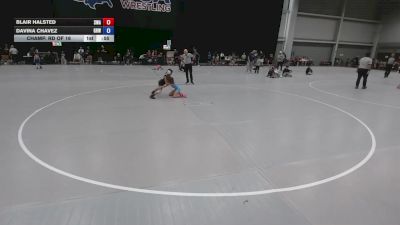 63.2-69.3 lbs Champ. Rd Of 16 - Blair Halsted, Sebolt Wrestling Academy vs Davina Chavez, Gold Rush Wrestling